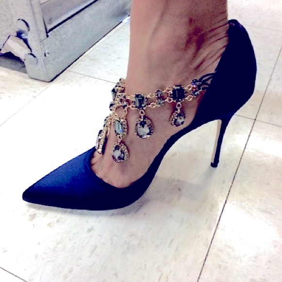 Manolo Blahnik Shoes - Manolo Blahnik-Size 39-Cobalt blue